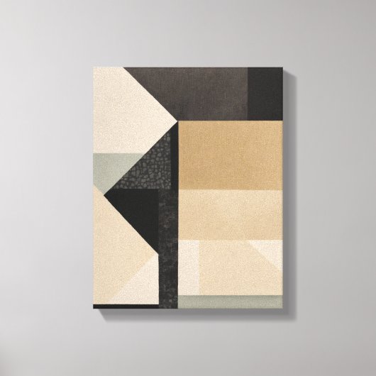 Toile Formes géométriques Art moderne coloré enveloppé C (Recto)