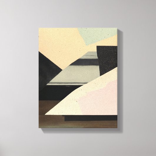 Toile Formes géométriques Art moderne coloré enveloppé C (Recto)