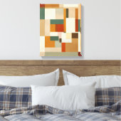 Toile Formes géométriques Art moderne coloré enveloppé C (Insitu(Chambre))