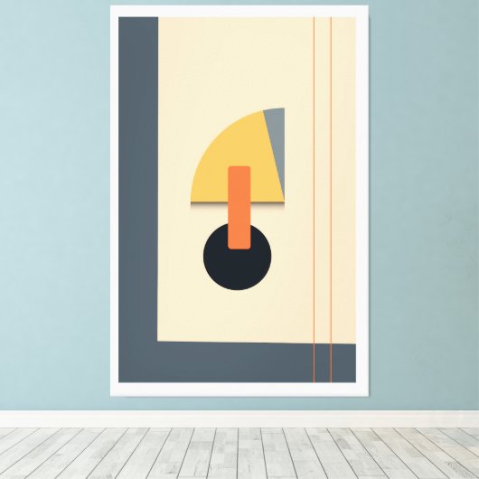 Toile Formes géométriques brutaux (Insitu (Plancher de Bois))