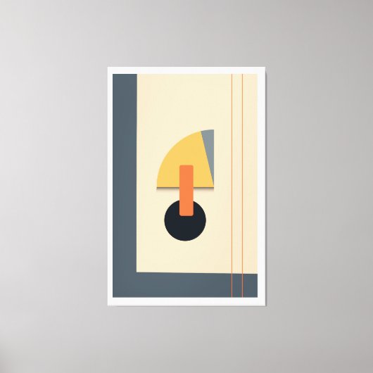 Toile Formes géométriques brutaux (Recto)