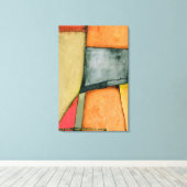 Toile Formes géométriques colorées contemporaines (Insitu (Plancher de Bois))