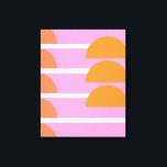 Toile Formes géométriques modernes Art rose et orange<br><div class="desc">Formes géométriques modernes Art Rose et Orange Canvas Imprimer</div>