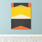 Toile Formes géométriques modernes d'art Abstrait du mil (Insitu (Plancher de Bois))