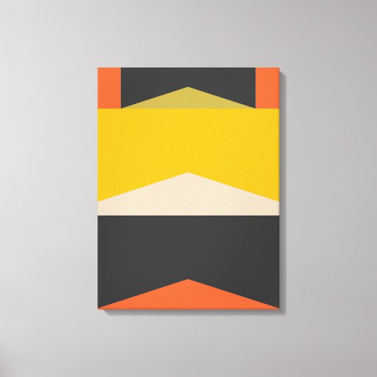 Toile Formes géométriques modernes d'art Abstrait du mil (Recto)