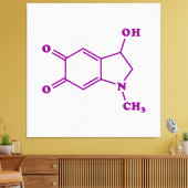 Toile Formule chimique moléculaire adrénochrome (Insitu(Salon))