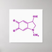 Toile Formule chimique moléculaire adrénochrome (Recto)