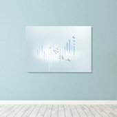 Toile Formule, graphique, symboles mathématiques 13 (Insitu (Plancher de Bois))
