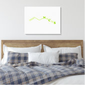Toile Formule moléculaire de l'isothiocyanate de Wasabi  (Insitu(Chambre))