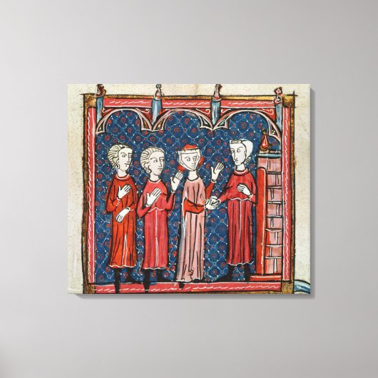 Toile Fornication et crime commis par un prêtre (Recto)