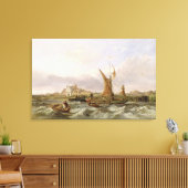Toile Fort de Tilbury - Vent contre la marée, 1853 (huil (Insitu(Salon))