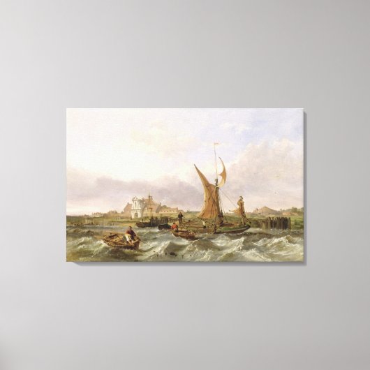 Toile Fort de Tilbury - Vent contre la marée, 1853 (huil (Recto)