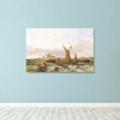 Toile Fort de Tilbury - Vent contre la marée, 1853 (huil (Insitu (Plancher de Bois))