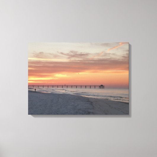 Toile Fort Ft. Walton Beach Sunrise Photo Canvas Sunset (Recto)
