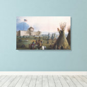 Toile Fort Laramie, Fort Sublette, Fort William, Miller (Insitu (Plancher de Bois))