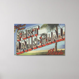 Toile Fort Lauderdale, la Floride - grandes scènes de