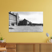 Toile Fort Lewis, WA Vue des casernes et du mont Rainier (Insitu(Salon))