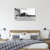 Toile Fort Lewis, WA Vue des casernes et du mont Rainier (Insitu(Chambre))