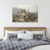 Toile Fort Mackenzie, août 28th 1833, plate 42 from Vo (Insitu(Chambre))