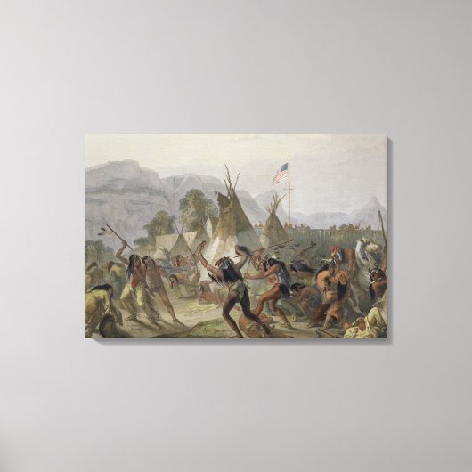 Toile Fort Mackenzie, août 28th 1833, plate 42 from Vo (Recto)