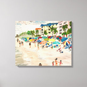 Toile "Fort Myers Beach" en acrylique