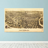 Toile Fort Worth, Texas (1891) (Insitu (Plancher de Bois))