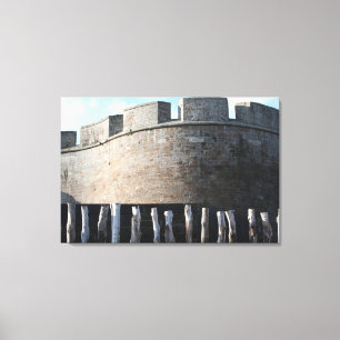Toile Fortifications de Bulwares Saint Malo Bretagne Can