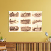 Toile Forts Sumter & Moultrie (Insitu(Salon))