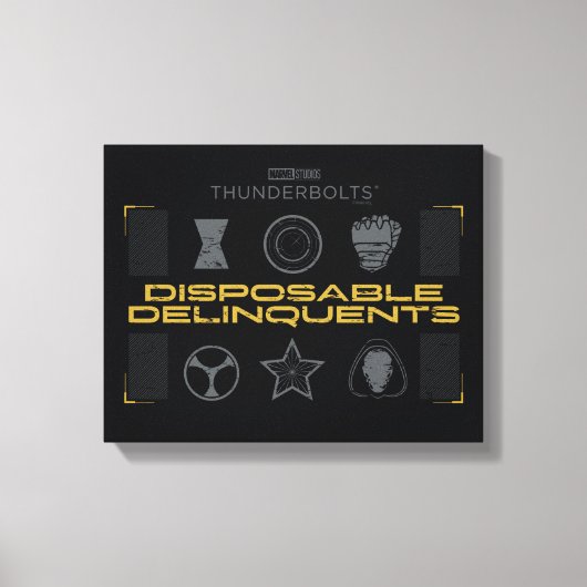 Toile Foudroyants* | Délinquants jetables (Recto)
