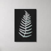 Toile Fougère - Polypodyum Vulgare - Effet radiographiqu (Recto)