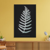 Toile Fougère - Polypodyum Vulgare - Effet radiographiqu (Insitu(Salon))