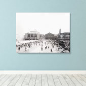 Toile Foules (Insitu (Plancher de Bois))