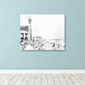 Toile Foules 2 (Insitu (Plancher de Bois))