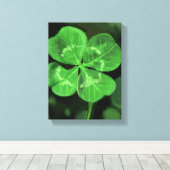 Toile Fourleaf Clover Painting - Still-Life Illustration (Insitu (Plancher de Bois))