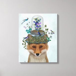 Toile Fox avec Bell Jar