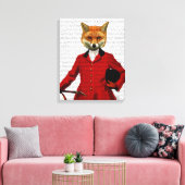 Toile Fox Hunter 2 Portrait (Insitu(Salon))