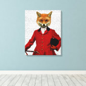 Toile Fox Hunter 2 Portrait (Insitu (Plancher de Bois))