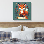 Toile Fox Tales Boho Woodland Animal (Insitu(Chambre))