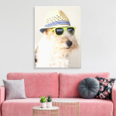 Toile Fox Terrier (Insitu(Salon))