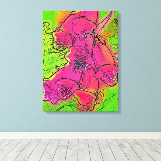 TOILE FOXGLOVES (Insitu (Plancher de Bois))