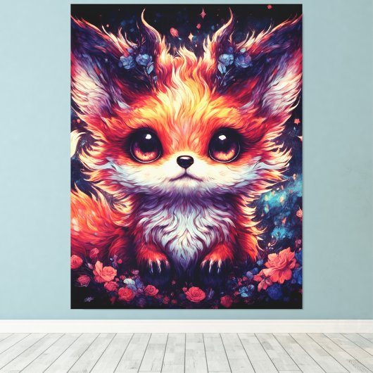 Toile Foxy Little Devil (Insitu (Plancher de Bois))