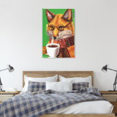 Toile Foxy Tea Time (Insitu(Chambre))