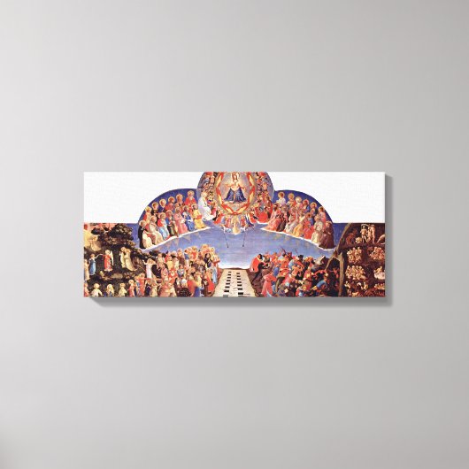 Toile Fra Angelico - Le jugement Dernier (Recto)