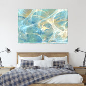 Toile Fractage Abstrait Whisper 3D (Insitu(Chambre))