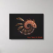Toile Fractal Firebird (Recto)