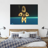 Toile Fractal Inuit Hunter (Insitu(Chambre))