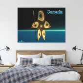 Toile Fractal Inuit Hunter (Insitu(Chambre))