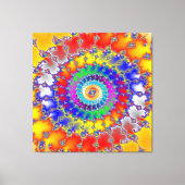 Toile Fractale psychédélique (Recto)