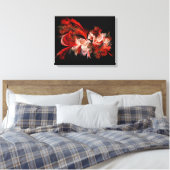 Toile Fractée Rouge Et Blanc (Insitu(Chambre))