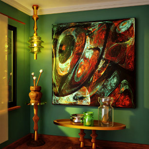Toile Fractionner l'art Abstrait